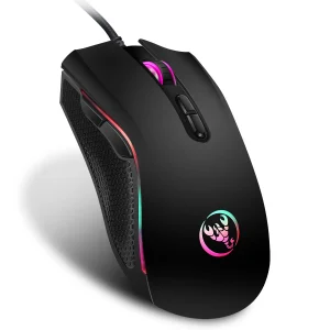 Hongsund Ergonomic Wired Gaming Mouse (3200 DPI)