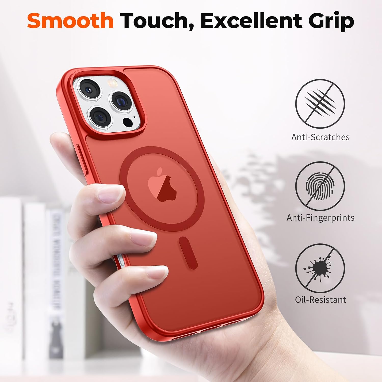 iPhone 16 Pro Case Red ProGrip MagSafe - Image 2