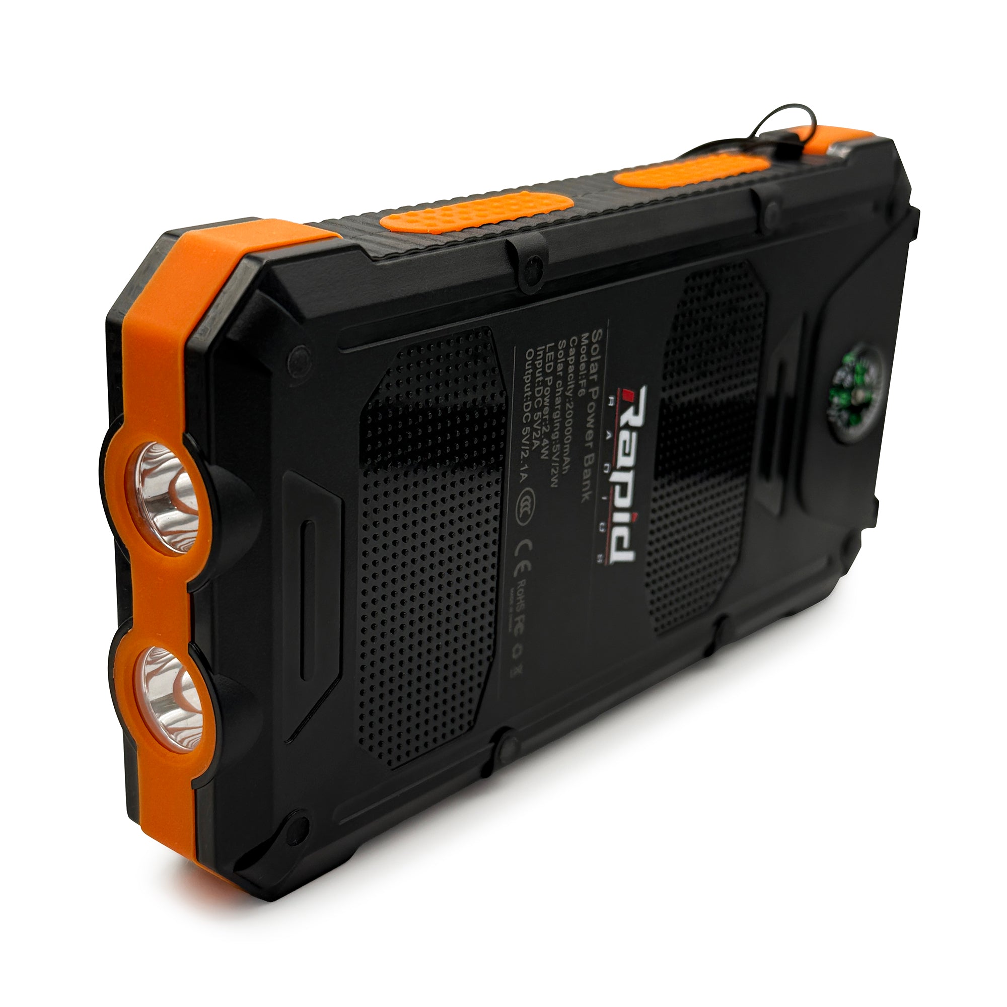 Portable 20000mAh Solar Power Bank with Dual USB - Image 2